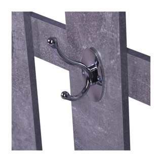 Σετ Ξύλινο Έπιπλο Εισόδου με Καθρέπτη 90 x 24 x 75 cm Χρώματος Γκρι...