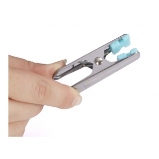 Σετ 20 Πλαστικές Κρεμάστρες και 30 Μεταλλικά Μανταλάκια 50 τμχ Idom...