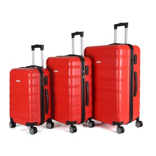 Σετ 3 Βαλίτσες Ταξιδιού Χρώματος Κόκκινο Royalty Line RL-LTS-18705-Red Σετ 3 Βαλίτσες Ταξιδιού Χρώματος Κόκκινο Royalty Line RL-LTS-18705-Red
