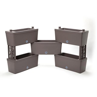 Σετ 5 Ζαρντινιέρες Σύνθεσης από Πλαστικό 75 Lt 59 x 23 x 27 cm Χρώμ... Σετ 5 Ζαρντινιέρες Σύνθεσης από Πλαστικό 75 Lt 59 x 23 x 27 cm Χρώμ...