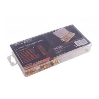 Σετ Ακροδέκτες Οπής Χωρίς Μόνωση σε Κασετίνα 450 τμχ Kraft&Dele KD-...