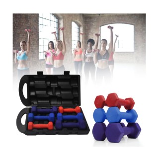 Σετ Αλτήρες 1 - 2.5 Kg σε Βαλιτσάκι 6 τμχ Hoppline HOP1001053 Σετ Αλτήρες 1 - 2.5 Kg σε Βαλιτσάκι 6 τμχ Hoppline HOP1001053