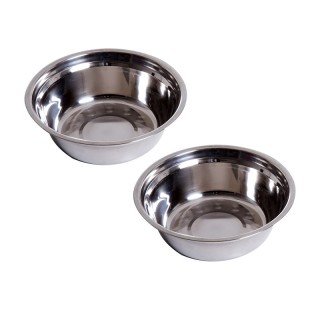 Σετ Ανοξείδωτα Μπολ Γεύματος με Ξύλινη Βάση για Κατοικίδια PawHut D... Σετ Ανοξείδωτα Μπολ Γεύματος με Ξύλινη Βάση για Κατοικίδια PawHut D...