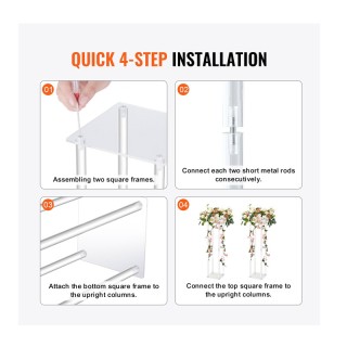 Σετ Ανθοστήλες από Πλεξιγκλάς 20 x 20 x 80 cm 2 τμχ VEVOR HLHJLFTJX... Σετ Ανθοστήλες από Πλεξιγκλάς 20 x 20 x 80 cm 2 τμχ VEVOR HLHJLFTJX...