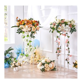 Σετ Ανθοστήλες από Πλεξιγκλάς 20 x 20 x 80 cm 2 τμχ VEVOR HLHJLFTJX...