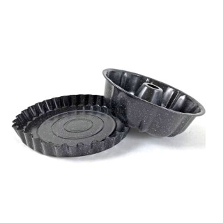 Σετ Αντικολλητικές Φόρμες Ψησίματος Αλουμινίου με Μαρμάρινη Επίστρω... Σετ Αντικολλητικές Φόρμες Ψησίματος Αλουμινίου με Μαρμάρινη Επίστρω...