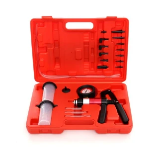 Vacuum and Pressure Pump Set for Brake Bleeding with Accessories 20 pcs ... Vacuum and Pressure Pump Set for Brake Bleeding with Accessories 20 pcs ...