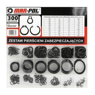 Σετ Δακτύλιοι Ασφαλείας 300 τμχ MAR-POL M66482 Σετ Δακτύλιοι Ασφαλείας 300 τμχ MAR-POL M66482