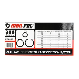 Σετ Δακτύλιοι Ασφαλείας 300 τμχ MAR-POL M66482 Σετ Δακτύλιοι Ασφαλείας 300 τμχ MAR-POL M66482