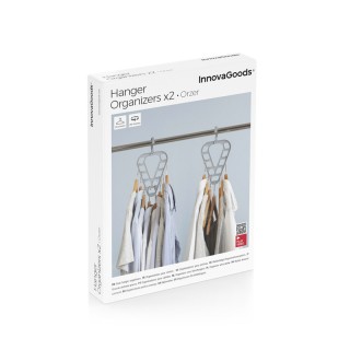 Σετ Διοργανωτών για 18 Κρεμάστρες 2 τμχ Orzer InnovaGoods V0103535 Σετ Διοργανωτών για 18 Κρεμάστρες 2 τμχ Orzer InnovaGoods V0103535