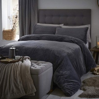 Σετ Διπλή Waffle Fleece Παπλωματοθήκη με Μαξιλαροθήκες 200 x 200 x ...