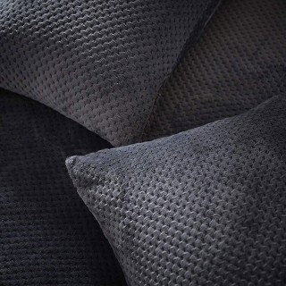 Σετ Διπλή Waffle Fleece Παπλωματοθήκη με Μαξιλαροθήκες 200 x 200 x ...