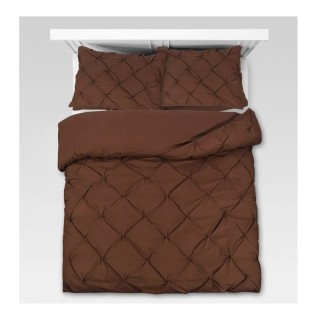 Σετ Διπλή Παπλωματοθήκη με Μαξιλαροθήκες 200 x 200 cm Χρώματος Καφέ... Σετ Διπλή Παπλωματοθήκη με Μαξιλαροθήκες 200 x 200 cm Χρώματος Καφέ...