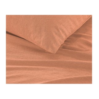 Σετ Διπλή Παπλωματοθήκη με Μαξιλαροθήκες 200 x 220 cm Χρώματος Πορτ...