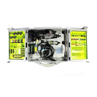 Straight Sander Set with Accessories 236 pcs Bass Polska BP-5075 Straight Sander Set with Accessories 236 pcs Bass Polska BP-5075