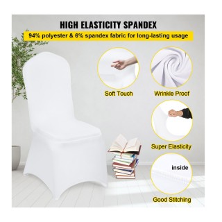 Σετ Ελαστικά Καλύμματα Καρέκλας για Δεξιώσεις 50 τμχ VEVOR 50TQBBSY... Σετ Ελαστικά Καλύμματα Καρέκλας για Δεξιώσεις 50 τμχ VEVOR 50TQBBSY...