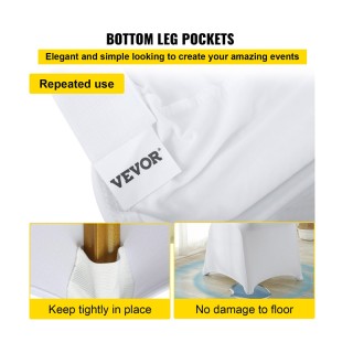 Σετ Ελαστικά Καλύμματα Καρέκλας για Δεξιώσεις 50 τμχ VEVOR 50TQBBSY... Σετ Ελαστικά Καλύμματα Καρέκλας για Δεξιώσεις 50 τμχ VEVOR 50TQBBSY...