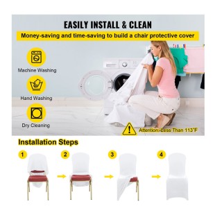 Σετ Ελαστικά Καλύμματα Καρέκλας για Δεξιώσεις 50 τμχ VEVOR 50TQBBSY... Σετ Ελαστικά Καλύμματα Καρέκλας για Δεξιώσεις 50 τμχ VEVOR 50TQBBSY...