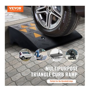 Σετ Ελαστικές Ράμπες Parking Πεζοδρομίου 15T 15.2 cm 2 τμχ VEVOR SJ...