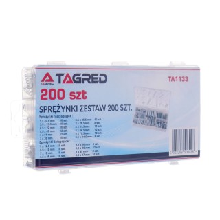 Σετ Ελατήρια σε Κασετίνα 200 τμχ TAGRED TA1133
