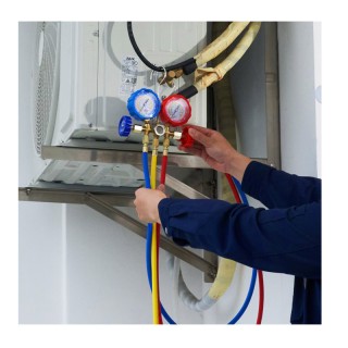 Σετ Ελέγχου Πίεσης Κλιματιστικών 3 Εξόδων με Μανόμετρα VEVOR STLLMB... Σετ Ελέγχου Πίεσης Κλιματιστικών 3 Εξόδων με Μανόμετρα VEVOR STLLMB...