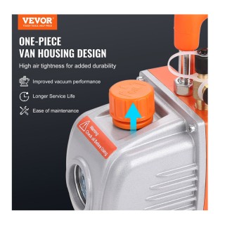 Σετ Ελέγχου Πίεσης Κλιματιστικών με Αντλία Κενού 150 W VEVOR KD35CF... Σετ Ελέγχου Πίεσης Κλιματιστικών με Αντλία Κενού 150 W VEVOR KD35CF...