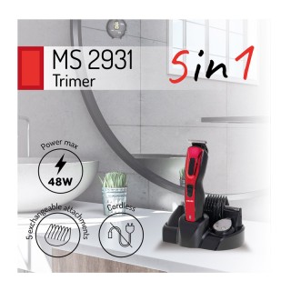 Σετ Επαναφορτιζόμενη Κουρευτική - Ξυριστική Μηχανή και Τρίμμερ 5 σε... Σετ Επαναφορτιζόμενη Κουρευτική - Ξυριστική Μηχανή και Τρίμμερ 5 σε...