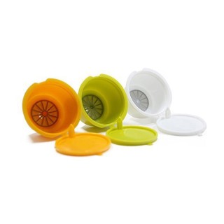 Σετ Επαναγεμιζόμενες Κάψουλες Καφέ Espresso για Καφετιέρες Dolce Gu... Σετ Επαναγεμιζόμενες Κάψουλες Καφέ Espresso για Καφετιέρες Dolce Gu...