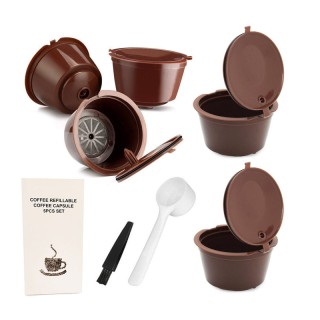 Σετ Επαναγεμιζόμενες Κάψουλες Καφέ Espresso για Καφετιέρες Dolce Gu...