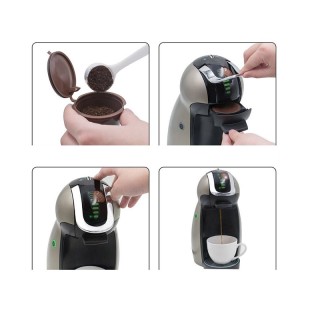 Σετ Επαναγεμιζόμενες Κάψουλες Καφέ Espresso για Καφετιέρες Dolce Gu...