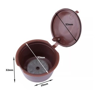 Σετ Επαναγεμιζόμενες Κάψουλες Καφέ Espresso για Καφετιέρες Dolce Gu...