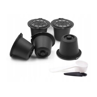 Σετ Επαναγεμιζόμενες Κάψουλες Καφέ Espresso για Καφετιέρες Nespress... Σετ Επαναγεμιζόμενες Κάψουλες Καφέ Espresso για Καφετιέρες Nespress...