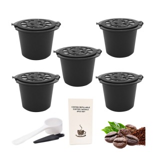 Σετ Επαναγεμιζόμενες Κάψουλες Καφέ Espresso για Καφετιέρες Nespress... Σετ Επαναγεμιζόμενες Κάψουλες Καφέ Espresso για Καφετιέρες Nespress...