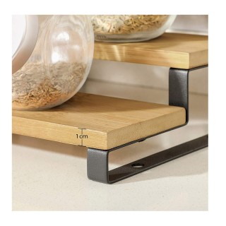 Σετ Επεκτεινόμενη Βάση Μπαχαρικών από Μπαμπού με 3 Ράφια 2 τμχ Song... Σετ Επεκτεινόμενη Βάση Μπαχαρικών από Μπαμπού με 3 Ράφια 2 τμχ Song...