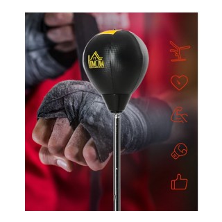 Σετ Επιδαπέδιο Αχλάδι Πυγμαχίας με Γάντια 45 x 45 x 133-151 cm HOMC...