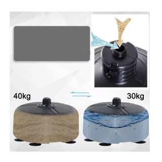 Σετ Επιδαπέδιο Αχλάδι Πυγμαχίας με Γάντια 48 x 136-154 cm HOMCOM A9...