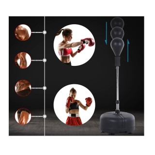 Σετ Επιδαπέδιο Αχλάδι Πυγμαχίας με Γάντια 48 x 136-154 cm HOMCOM A9... Σετ Επιδαπέδιο Αχλάδι Πυγμαχίας με Γάντια 48 x 136-154 cm HOMCOM A9...