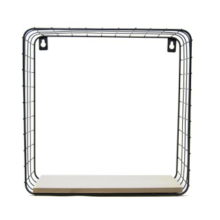 Σετ Επιτοίχια Μεταλλικά Ράφια 30 x 10 x 30 cm 2 τμχ Bakaji 80528779...