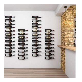 Σετ Επιτοίχια Μεταλλικά Ράφια για Μπουκάλια Κρασιού 28.5 x 8.3 x 31... Σετ Επιτοίχια Μεταλλικά Ράφια για Μπουκάλια Κρασιού 28.5 x 8.3 x 31...