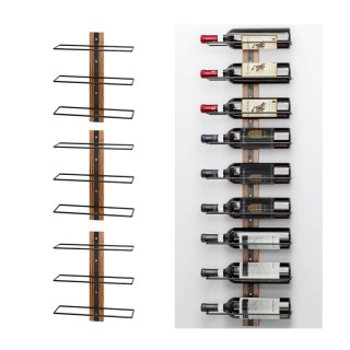 Σετ Επιτοίχια Μεταλλικά Ράφια για Μπουκάλια Κρασιού 28.5 x 8.3 x 31... Σετ Επιτοίχια Μεταλλικά Ράφια για Μπουκάλια Κρασιού 28.5 x 8.3 x 31...