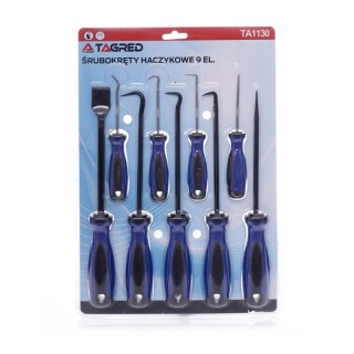 Σετ Εργαλείων Γάντζοι - Ξύστρα - Σουβλιά 9 τμχ TAGRED TA1130 Σετ Εργαλείων Γάντζοι - Ξύστρα - Σουβλιά 9 τμχ TAGRED TA1130