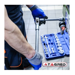 Σετ Εξαγωνικά Καρυδάκια 3/4 με Καστάνια 21 τμχ σε Βαλιτσάκι TAGRED ...