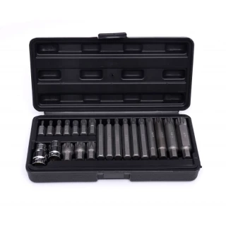 Set of M4-M18 Screw Extractors 22 pcs Kraft&Dele KD-10539 Set of M4-M18 Screw Extractors 22 pcs Kraft&Dele KD-10539