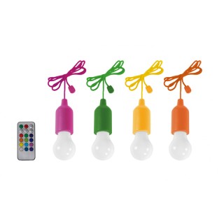 Σετ Φορητές Πολύχρωμες Λάμπες LED Μπαταρίας 4 τμχ Inkazen 40006146 Σετ Φορητές Πολύχρωμες Λάμπες LED Μπαταρίας 4 τμχ Inkazen 40006146