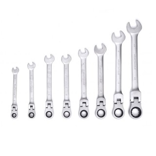 Σετ Γερμανοπολύγωνα Καστάνιας Σπαστά Cr-V 8 τμχ Kraft&Dele KD-11302