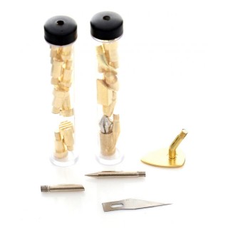 Σετ Ηλεκτρικός Πυρογράφος για Σκάλισμα σε Δέρμα και Ξύλο 75 W με Αξ... Σετ Ηλεκτρικός Πυρογράφος για Σκάλισμα σε Δέρμα και Ξύλο 75 W με Αξ...