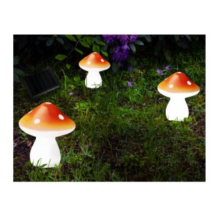 Σετ Ηλιακά LED Φωτιστικά Μανιτάρια 3 τμχ Inkazen 40004146 Σετ Ηλιακά LED Φωτιστικά Μανιτάρια 3 τμχ Inkazen 40004146