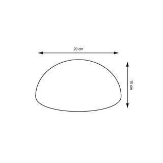 Σετ Ηλιακές LED Λάμπες Κήπου 20 cm 2 τμχ SPM 80060053
