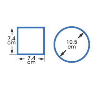 Σετ Πλαστικές Ημικυκλικές Κρεμαστές Γλάστρες 5 Lt 34.5 x 19 x 30 cm...