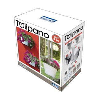 Σετ Πλαστικές Ημικυκλικές Κρεμαστές Γλάστρες 5 Lt 34.5 x 19 x 30 cm... Σετ Πλαστικές Ημικυκλικές Κρεμαστές Γλάστρες 5 Lt 34.5 x 19 x 30 cm...